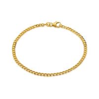PANZER ARMBAND GOLDARMBAND 2,60MM 585 GOLD - IDENTIM®