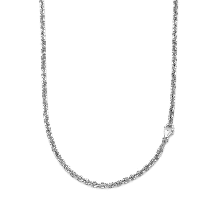 ANKERKETTE GOLDKETTE 4,00MM 585 WEIßGOLD - IDENTIM®