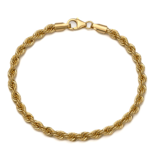 KORDEL ARMBAND GOLDARMBAND 4,00MM 585 GOLD - IDENTIM®