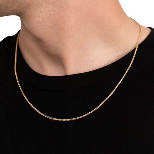 FRANCOKETTE 925 SILBER 18 KARAT VERGOLDET 1,60MM - IDENTIM®