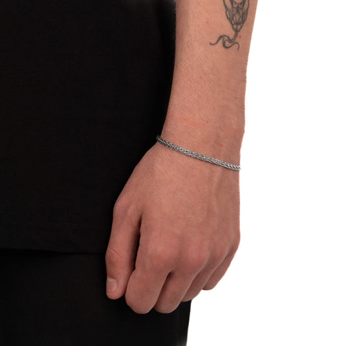 ZOPFKETTE SET 925 SILBER RHODINIERT 3,60MM - IDENTIM®