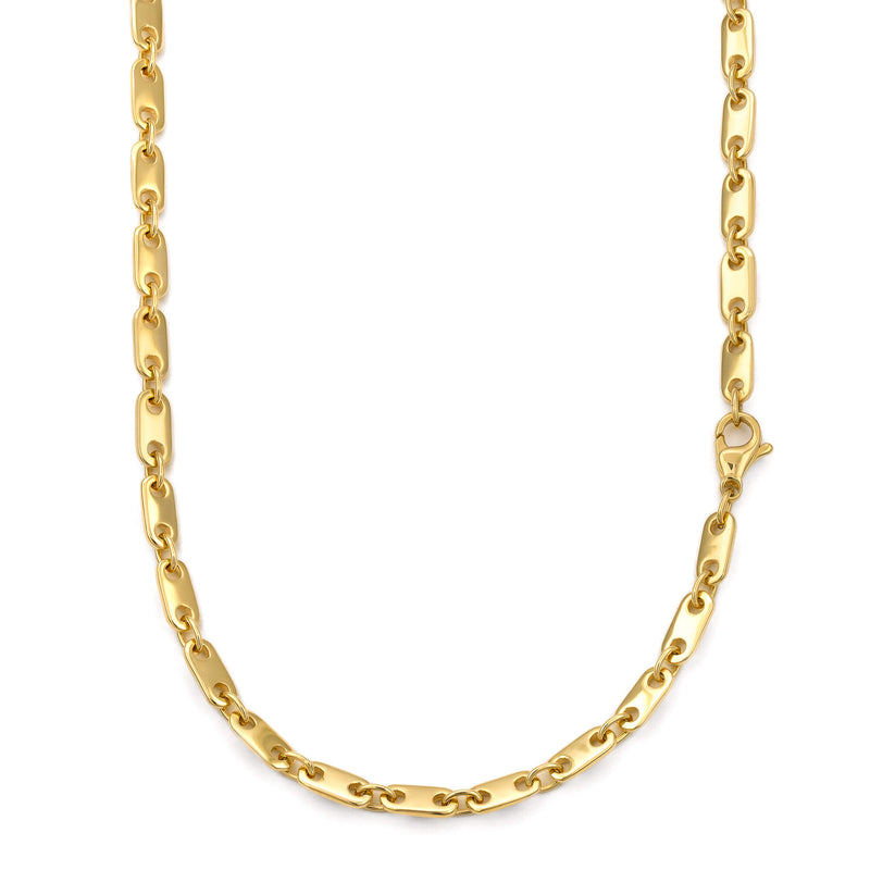 PLATTENKETTE GOLDKETTE 5,50MM 750 GOLD