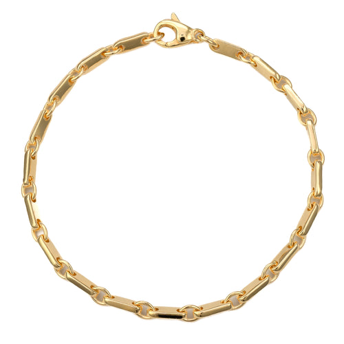 PLATTEN GOLDARMBAND 3,00MM 585 GOLD - IDENTIM®
