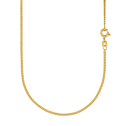 KREUZ FACETTIERT HALSKETTE 333 GOLD - IDENTIM®