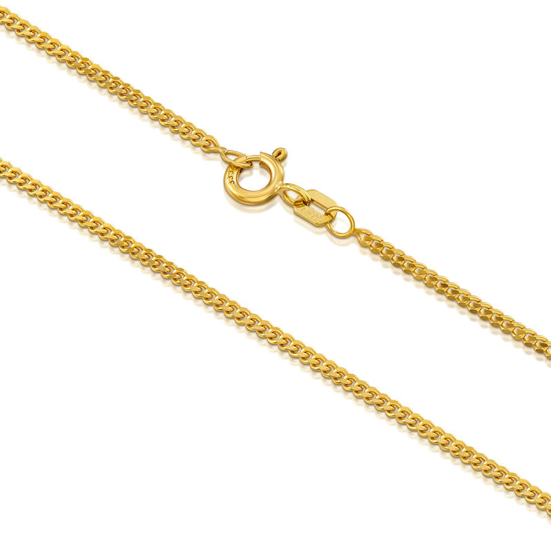 Panzerkette Goldkette 333 Gold 2,10mm