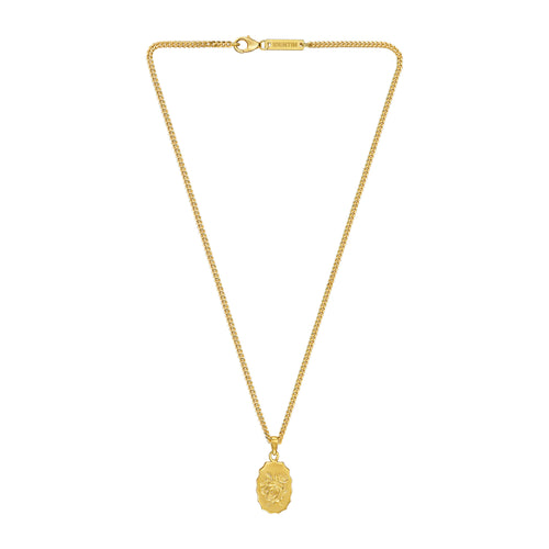 ROSEN HALSKETTE 925 SILBER 18 KARAT VERGOLDET - IDENTIM®
