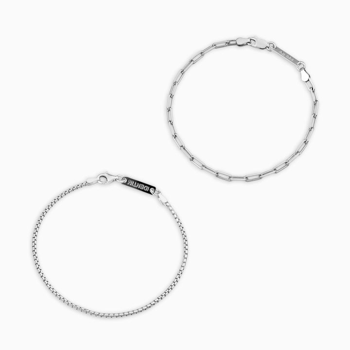 ARMBANDENSET VENEZIA PAPERCLIP ZILVEREN ARMBAND