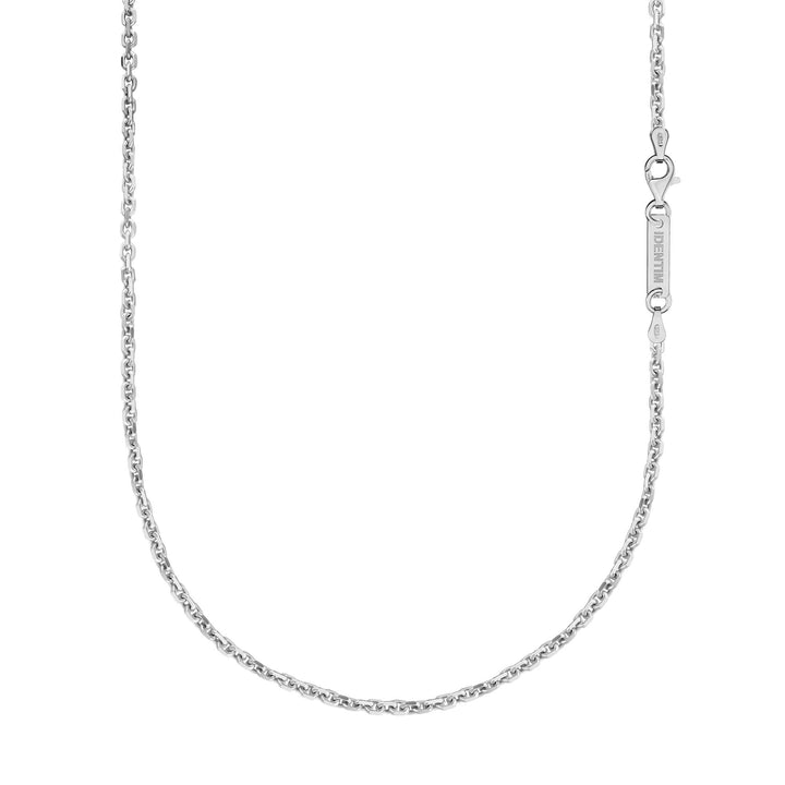 ŁAŃCUSZEK GROSZKOWY SREBRO 925 RODOWANE 2,80MM - IDENTIM®