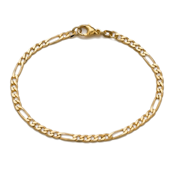 Figaro Armband Goldarmband 3,50mm