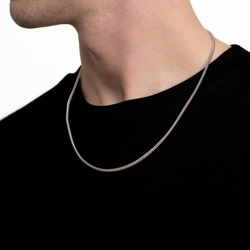 FRANCOKETTE GOLDKETTE 2,00MM 585 WEIßGOLD - IDENTIM®