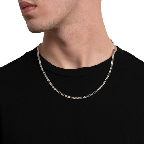 FRANCOKETTE GOLDKETTE 3,50MM 750 WEIßGOLD - IDENTIM®