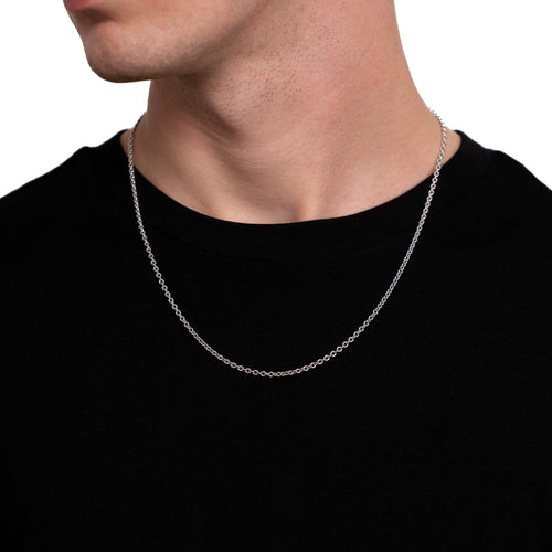 ANKERKETTE GOLDKETTE 2,70MM 750 WEIßGOLD - IDENTIM®