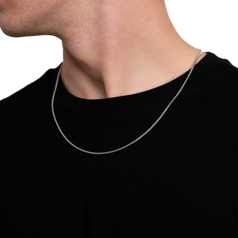 Venezianerkette 925 Silber Rhodiniert 2,00mm