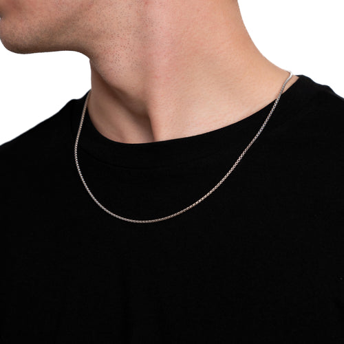 VENEZIANERKETTE GOLDKETTE 2,00MM 750 WEIßGOLD - IDENTIM®