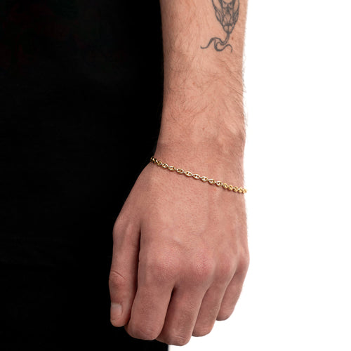 SCHIFFSANKER ARMBAND GOLDARMBAND 3,50MM 585 GOLD - IDENTIM®