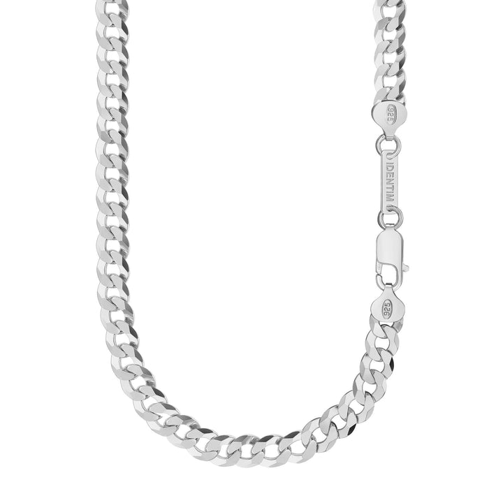 ŁAŃCUSZEK DO KRAWĘŻNIKA ZE SREBRA 925 RODOWANEGO 7,80MM - IDENTIM®