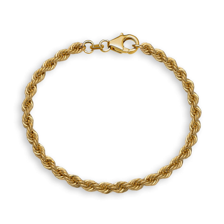 Kordel Armband Goldarmband 4,50mm
