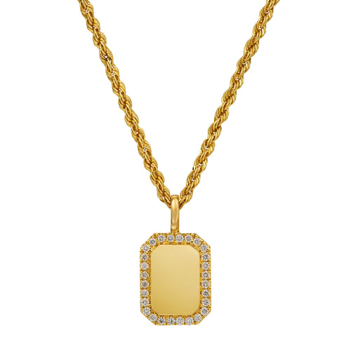 BRILLIANCE NECKLACE 585 GOLD LAB DIAMANTEN