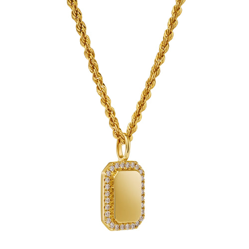 BRILLIANCE NECKLACE 585 GOLD LAB DIAMANTEN