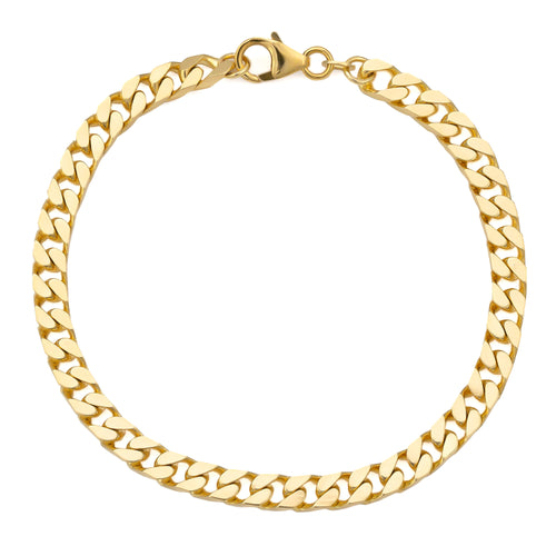 PANZER ARMBAND GOLDARMBAND 4,50MM 585 GOLD - IDENTIM®
