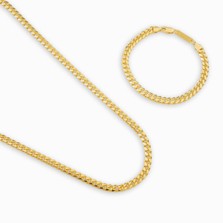 Zestaw ogniw czołgowych – bransoletka w stylu kubańskim, 5,30 mm