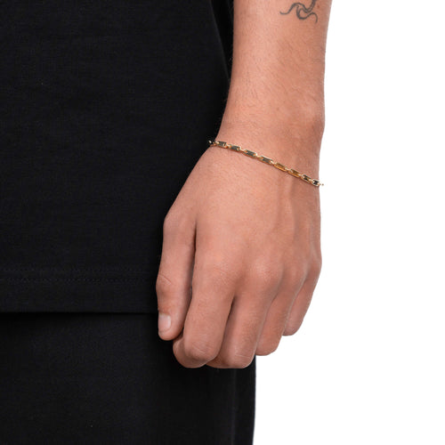 PLATTEN GOLDARMBAND 3,00MM 585 GOLD - IDENTIM®