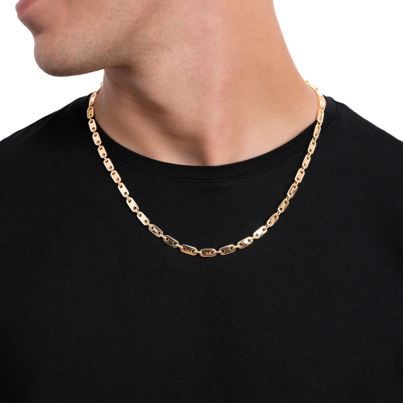 PLATTENKETTE GOLDKETTE 5,50MM 750 GOLD