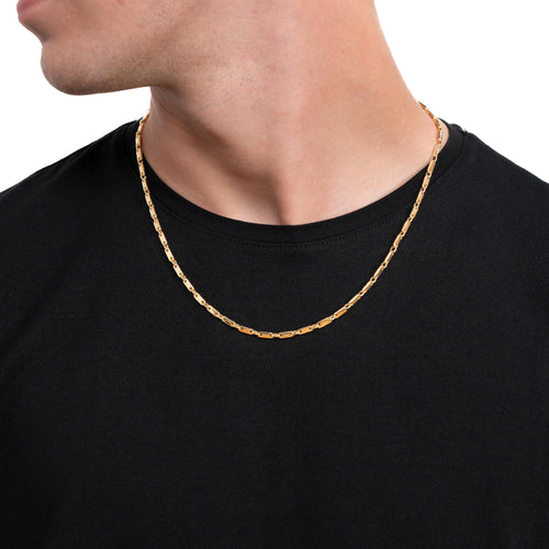 PLATTENKETTE GOLDKETTE 3,00MM 585 GOLD - IDENTIM®