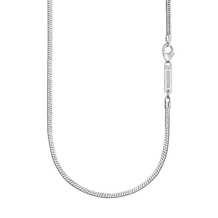 ŁAŃCUSZEK WĘŻOWY SREBRO 925 RODOWANE 2,50MM - IDENTIM®