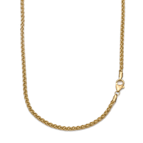 ZOPFKETTE GOLDKETTE 3,00MM 750 GOLD