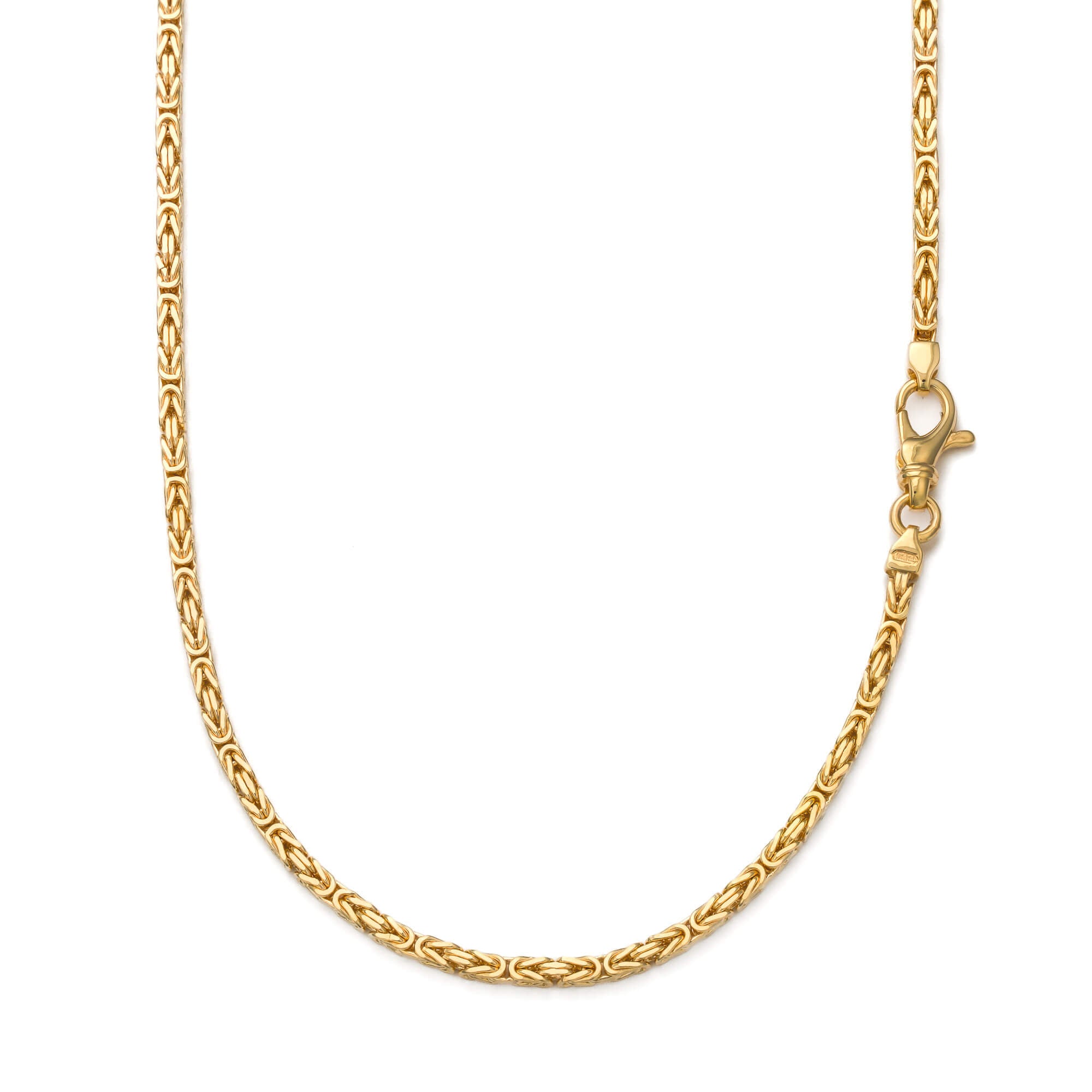 DJADEE Herenketting, goud 750 verguld, premium roestvrij staal DJADEE Herenketting, goud 750 verguld, premium roestvrij staal