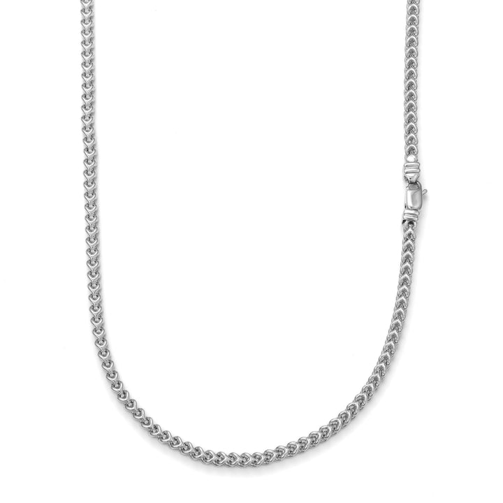 FRANCO CHAIN GOLD CHAIN 3.50MM 585 WHITE GOLD - IDENTIM®