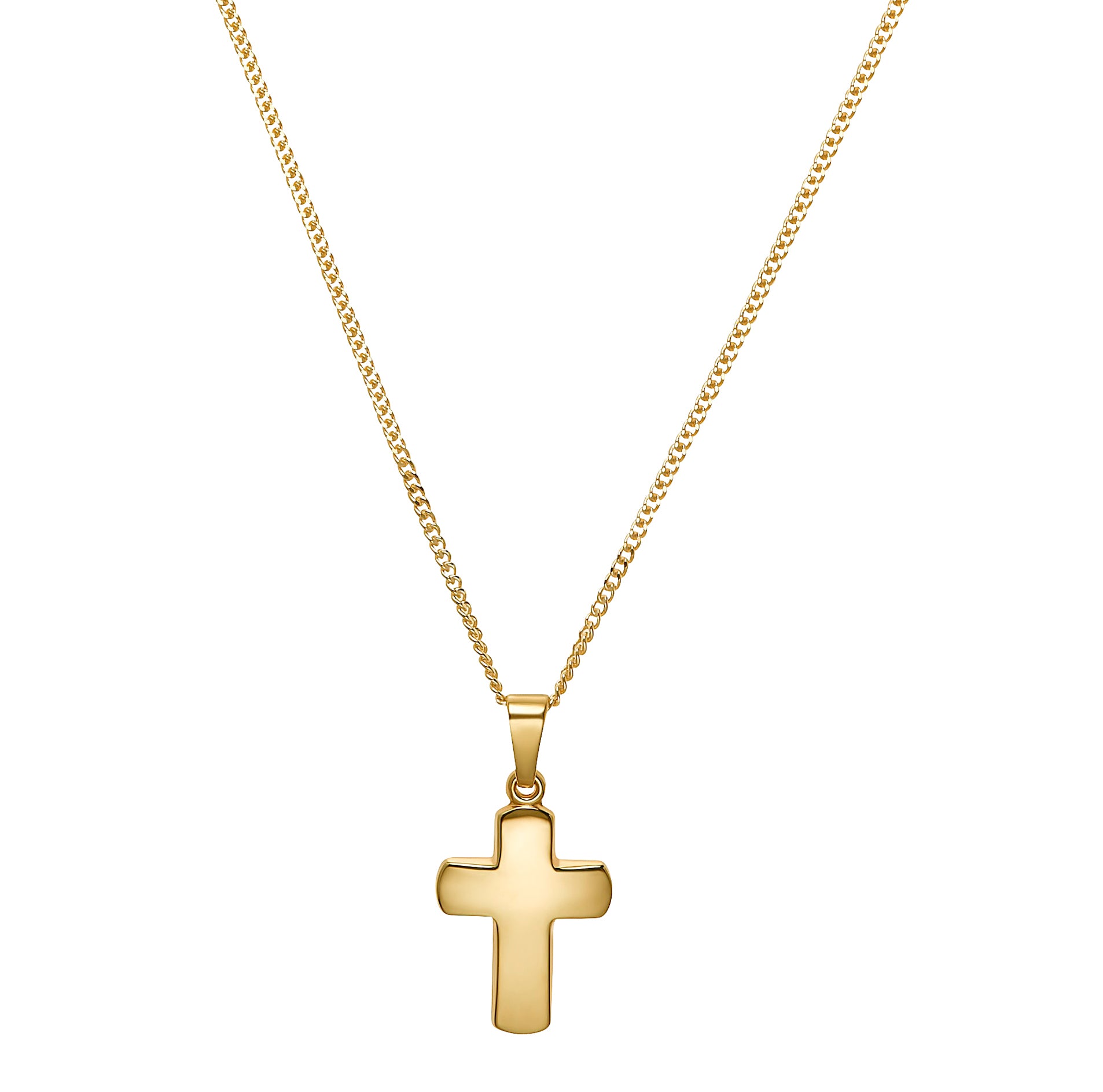 IDENTIM® Halskette Damen Kreuz Anhänger 333 Gold