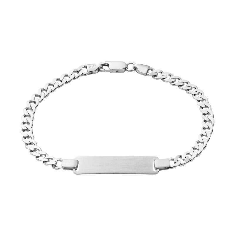 Gravurarmband Gravurplatte Panzer ID-Armband Mattiert