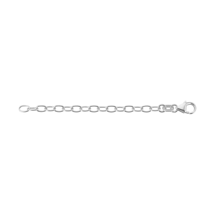 ŁAŃCUSZEK PRZEDŁUŻAJĄCY 7.00CM SREBRO 925 RODOWANE - IDENTIM®