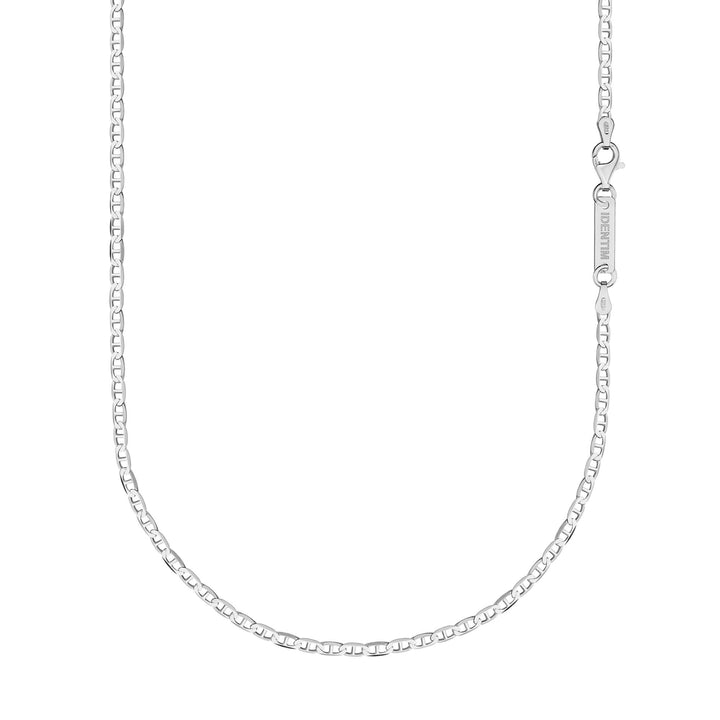 ŁAŃCUSZEK PANCERKA 925 SREBRNY RODOWANY 2,80MM - IDENTIM®