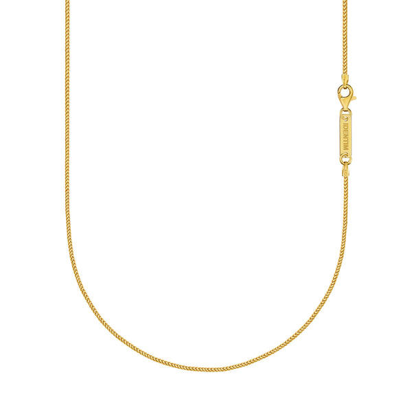 Francoketting, gouden ketting, 1,60 mm