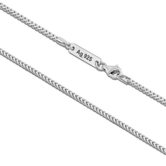 FRANCOKETTE BRACELET 925 SILVER RHODIUM PLATED 1,60MM - IDENTIM®
