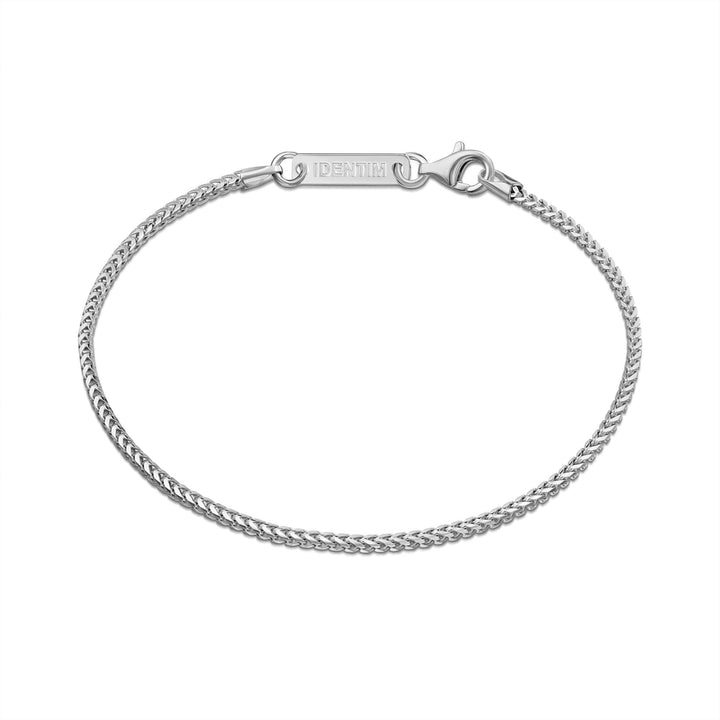 BRANSOLETKA FRANCOKETTE SREBRO 925 RODOWANE 1,60MM - IDENTIM®
