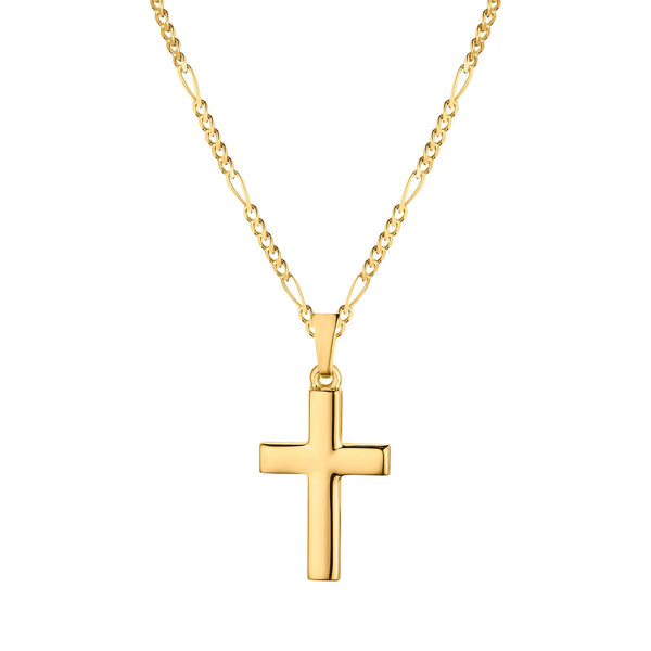 Polished Cross Necklace Pendant