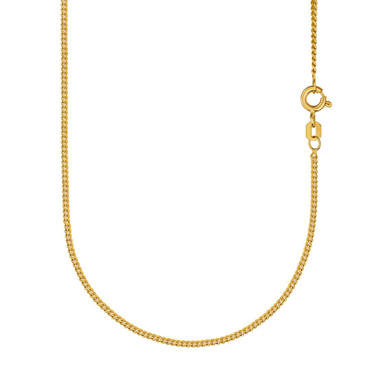 KREUZ KRUZIFIX HALSKETTE 585 GOLD - IDENTIM®