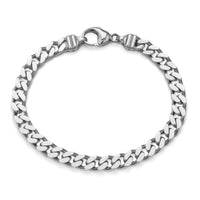 PANZER BRACELET GOLD BRACELET 6,00MM 585 WHITE GOLD - IDENTIM®