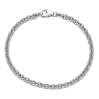 ANKER ARMBAND GOLDARMBAND 4,00MM 585 WEIßGOLD - IDENTIM®