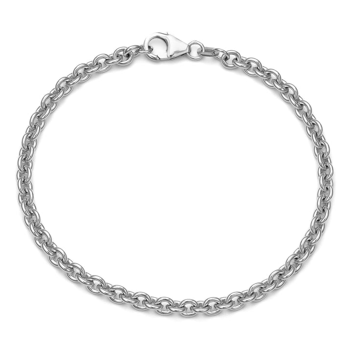 ANKER ARMBAND GOLDARMBAND 4,00MM 585 WEIßGOLD - IDENTIM®
