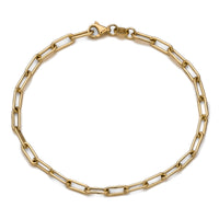 PAPERCLIP BRACELET GOLD BRACELET 3,50MM 585 GOLD - IDENTIM®