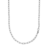 PAPER CLIP CHAIN GOLD CHAIN 3.50MM 585 WHITE GOLD - IDENTIM®