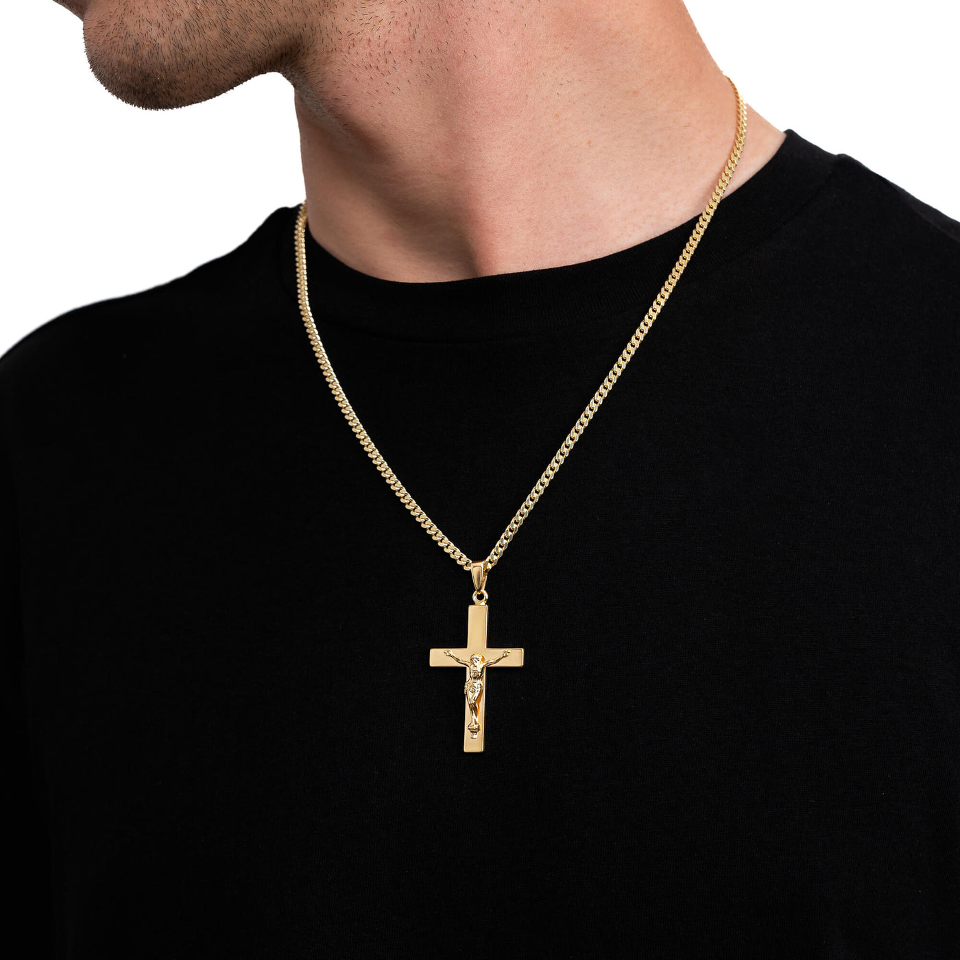 OIDEA Halsketting met kruisaanhanger jesus Dogtag: Dog Tag gebed bijbel kruis hanger van roestvrij staal voor heren dames, Jesus vintage kruisbeeld met tarweketting Goud/Zwart/Zilver, Roestvrij staal OIDEA Halsketting met kruisaanhanger jesus Dogtag: Dog Tag gebed bijbel kruis hanger van roestvrij staal voor heren dames, Jesus vintage kruisbeeld met tarweketting Goud/Zwart/Zilver, Roestvrij staal