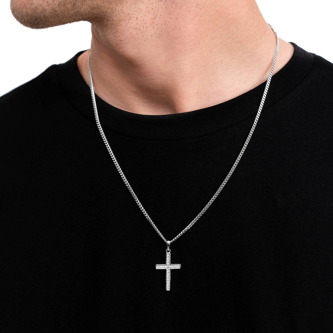 CELESTIA Caravaca Kruis ketting dames kruis ketting zilver 925