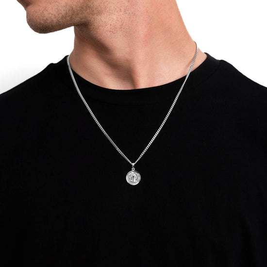 BENEDICTUS NECKLACE 925 SILVER RHODIUM-PLATED - IDENTIM®