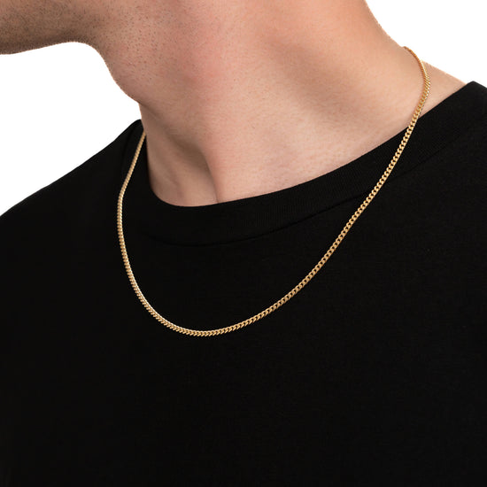 CURB CHAIN GOLD CHAIN 2,70MM 585 GOLD - IDENTIM®